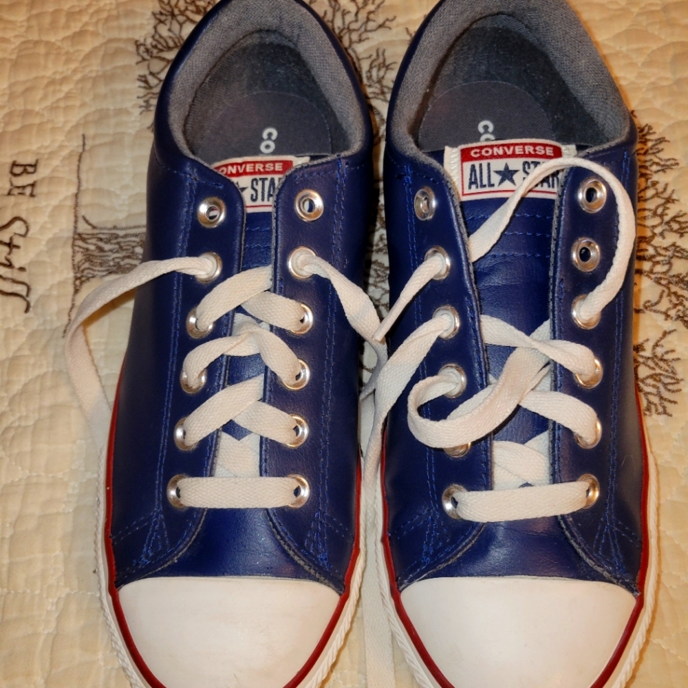 Leather Converse Unisex size 5.5